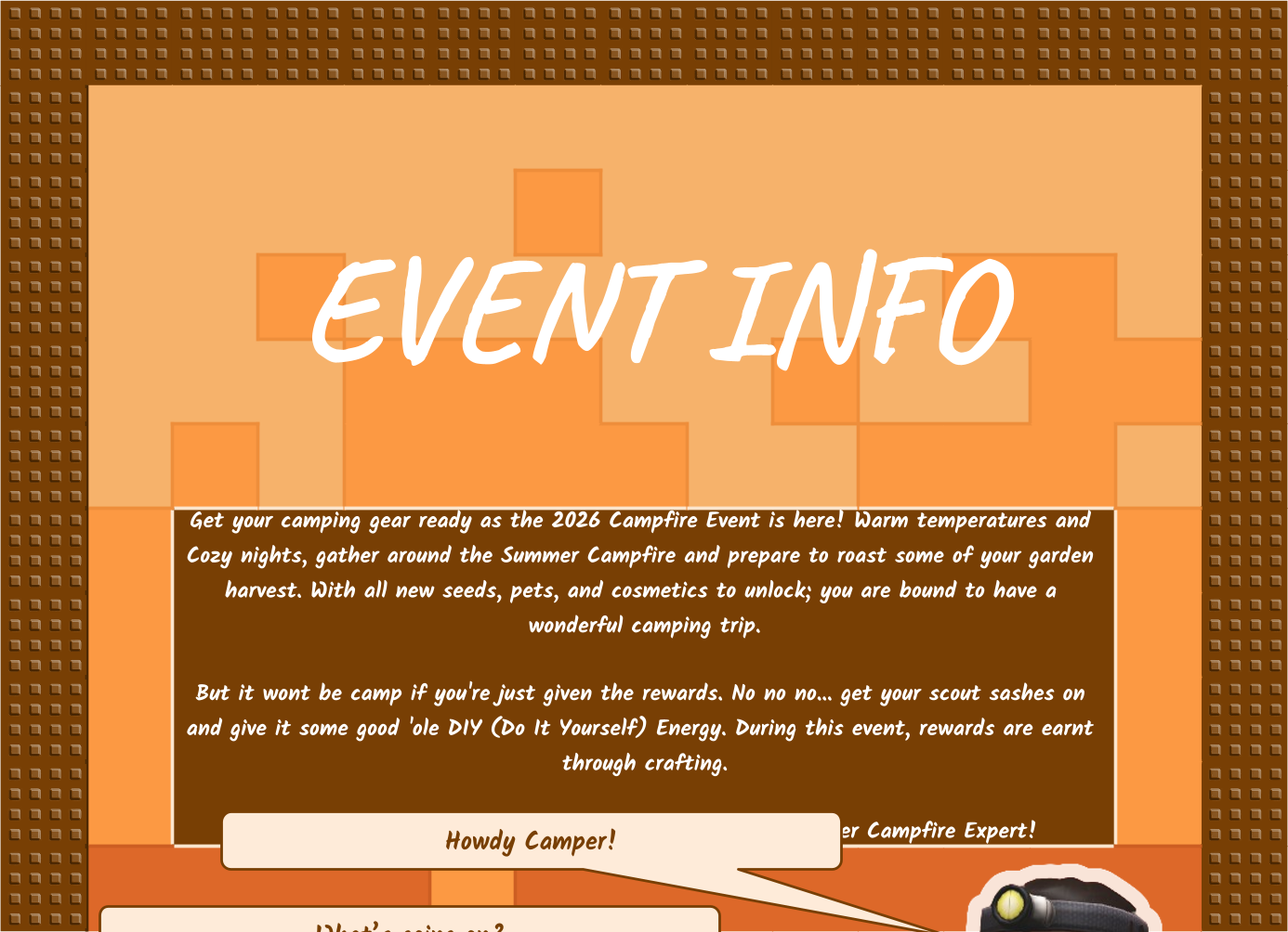 Event Info preview