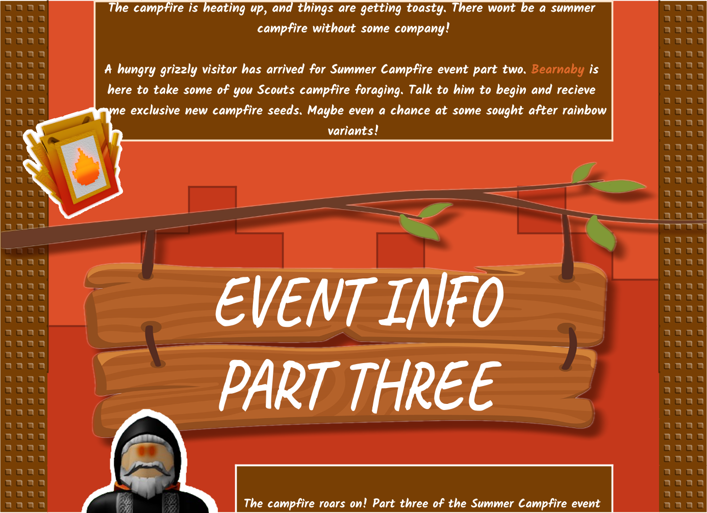 Campfire event info page 3