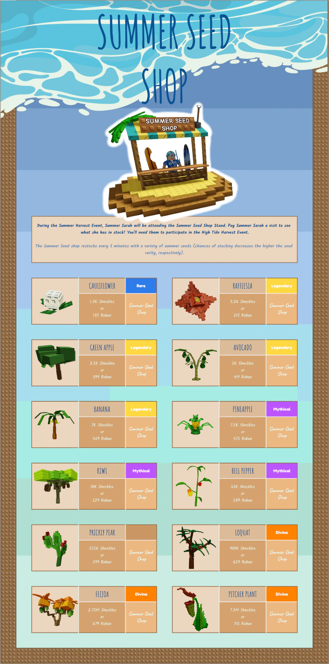 Summer Seed Shop preview